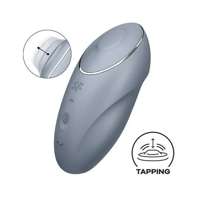 Tap and Climax 1 Vibrator and Tapping Grey