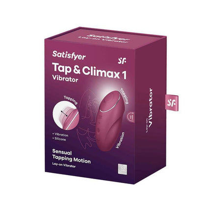 Tap and Climax 1 Vibrator and Tapping Red