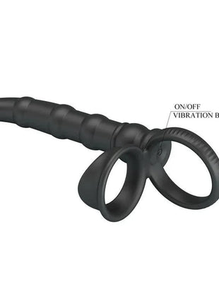 Tatum Cock Ring with Vibrating Plug Plug