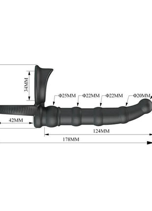 Tatum Cock Ring with Vibrating Plug Plug