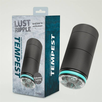 Tempest Manual Male Masturbator in Black