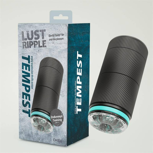 Tempest Manual Male Masturbator in Black
