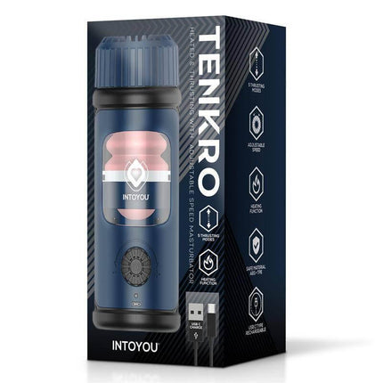 Tenkro Masturbator wit Thrusting and Heat USB-C