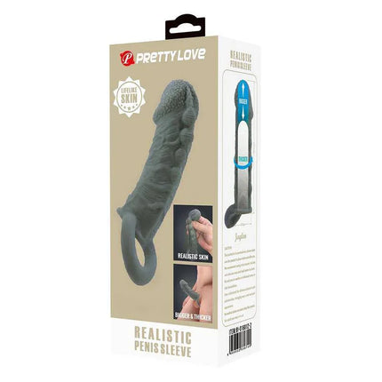 Thick Penis Sleeve Enhances Pleasure