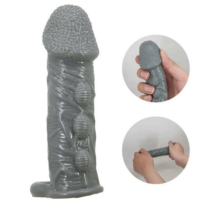 Thick Penis Sleeve Enhances Pleasure