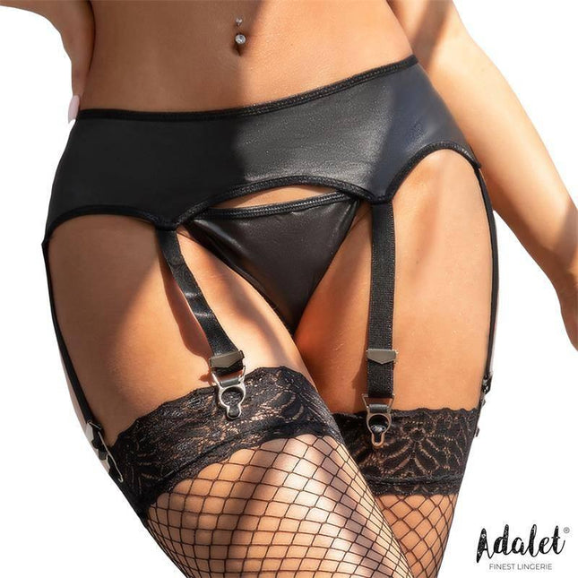 Tina 3 Strips garter and Thong Set S M