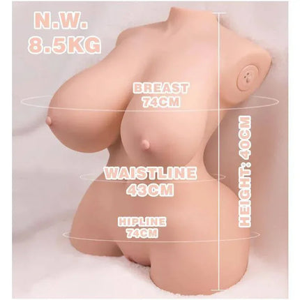 Realistic Masturbator Tiny Thrusting Torso 8.5 kg