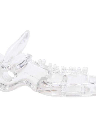 Tongue-Clear Vibrating Ring for Enhanced Pleasure
