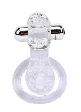 Tongue-Clear Vibrating Ring for Enhanced Pleasure