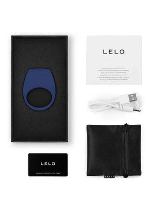 Tor 3 COuple Ring with Lelo APP Base Blue