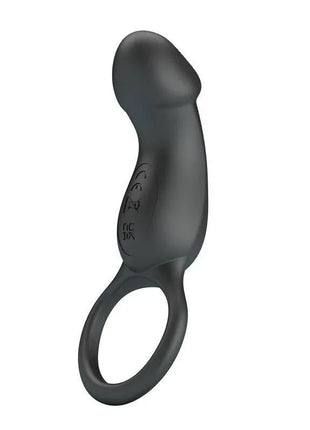 Trae Vibrating Cock Ring USB Black