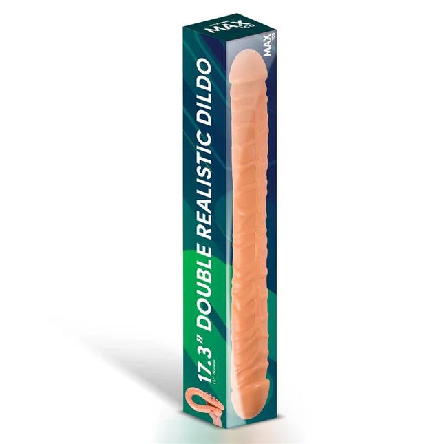 Trent Double Realistic Dildo Flesh 44cm