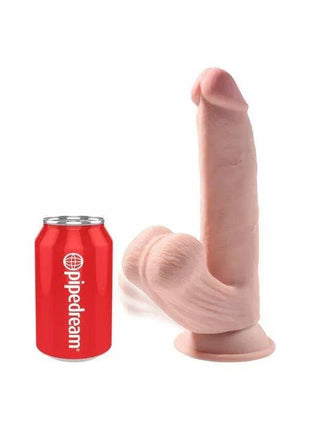 Triple Density Dildo Swinging Balls 8 with triple density technology and swinging balls design for enhanced pleasure