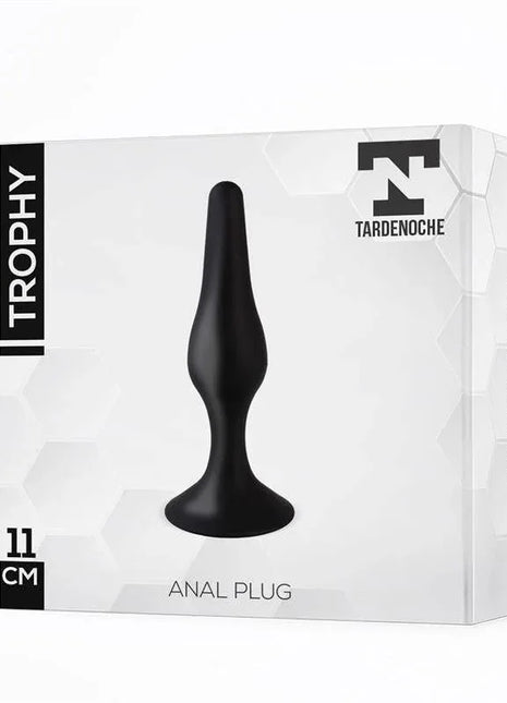 Trophy Anal Plug 11 cm Silicone Black