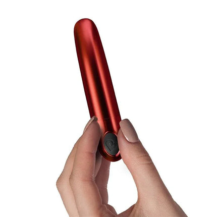 Vibrating Bullet Ruby Caress Metallic Red