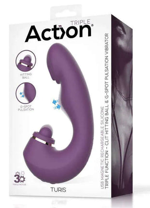 Turis Soft Hitting Ball with G-Spot Pulsation and Vibration