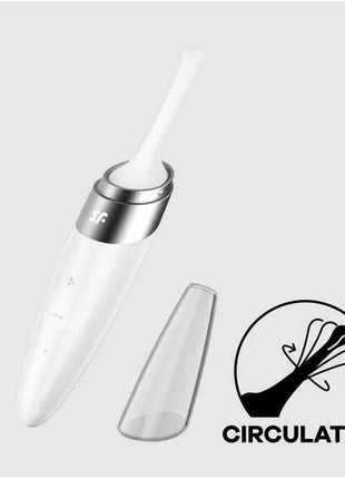 Twirling Delight Rotating Stimulator White
