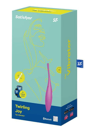 Twirling Joy Rotating Stimulator with APP Fuchsia