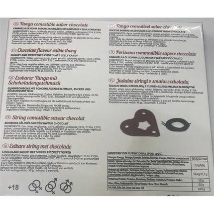 Unisex Chocolate Edible Thong for Passionate Moments