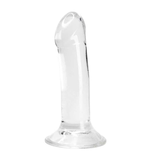 Transparent Valiant Dildo Jelly 16 cm, body-safe, flexible, waterproof adult toy for solo and couples play