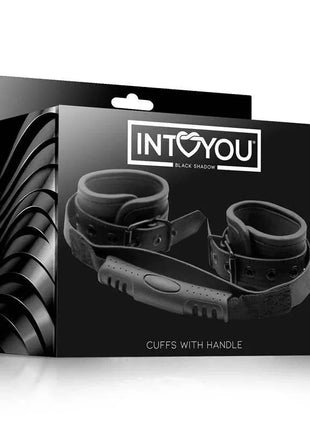 Vegan Leather Cuffs with Handle