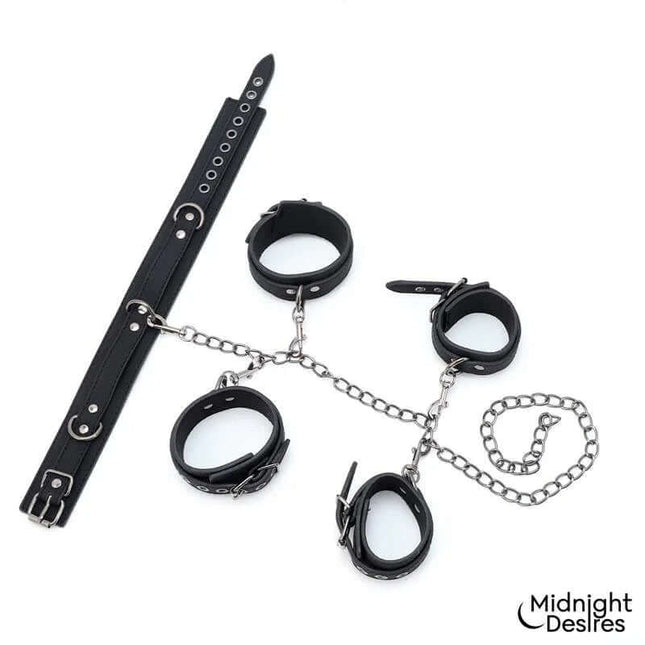 Restriction Set with Collar and Cuffs