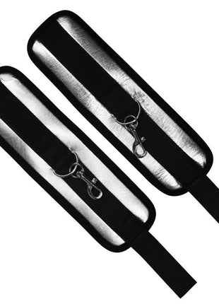 Velcro Handcuffs Black and Silver