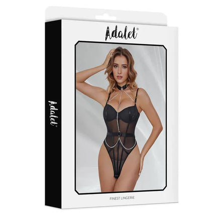 Veronica Teddy with Choker and Chains