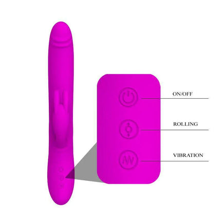 Vibe and Rotator Byron Purple - Multi-function Vibrator