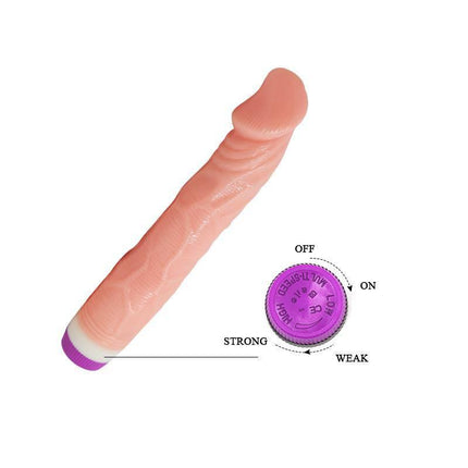 Vibe Flesh 22 cm Vibrator - Realistic Style