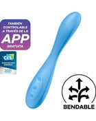 Vibe G-Spot Flex 4 with APP Satisfyer Connect Blue