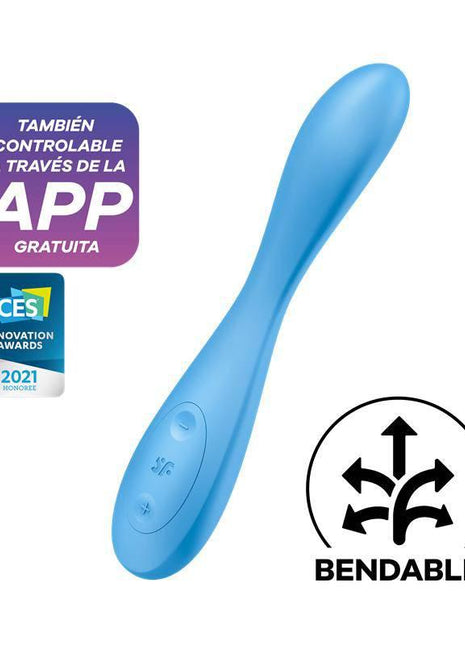 Vibe G-Spot Flex 4 with APP Satisfyer Connect Blue