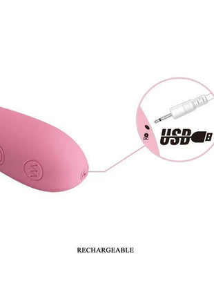 Vibe Gloria Soft Pink dual-motor silicone vibrator with 30 vibration settings, ergonomic design, and waterproof rechargeable feature.