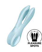 Vibe Threesome 1 Light Blue - Secretsextoys.store