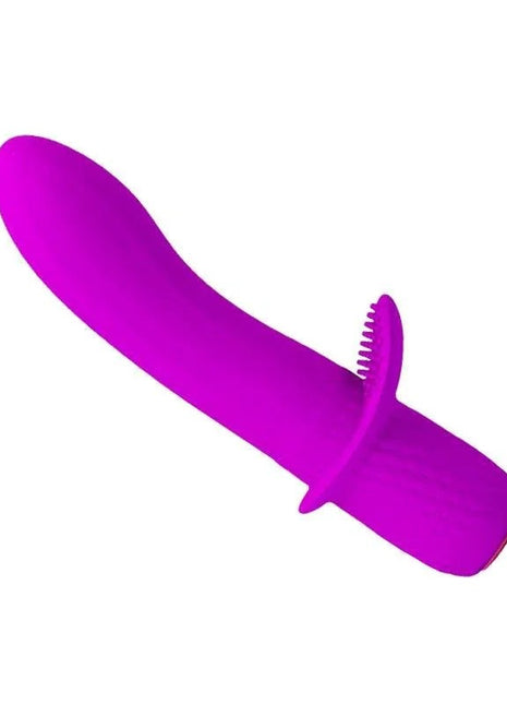 Vibe Troy USB Silicona Purple silicone vibrator with ergonomic design and USB rechargeable feature.