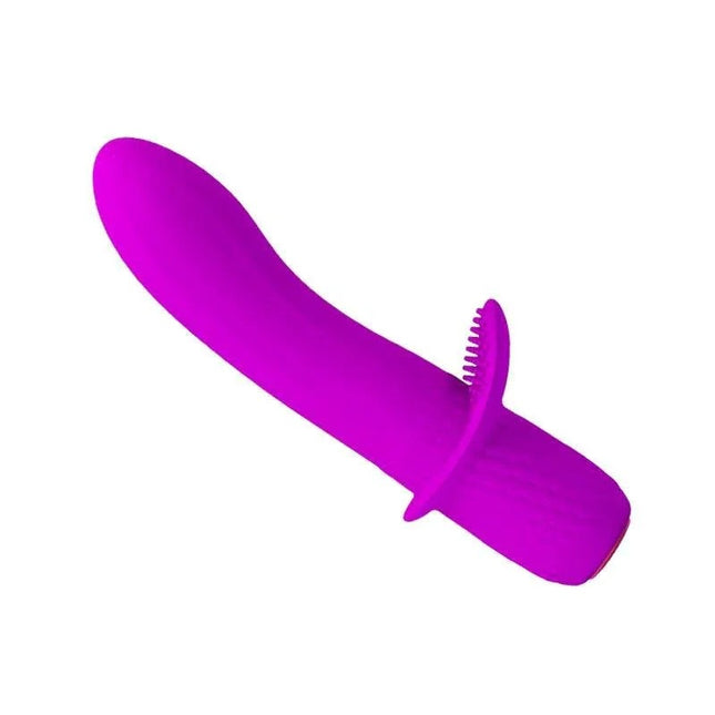 Vibe Troy USB Silicona Purple silicone vibrator with ergonomic design and USB rechargeable feature.