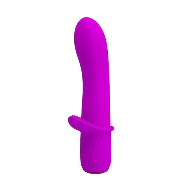Vibe Troy USB Silicona Purple silicone vibrator with ergonomic design and USB rechargeable feature