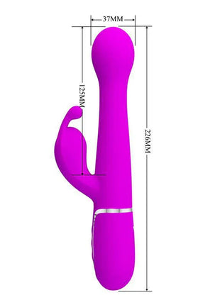 Vibe with Thrusting and Rotating Beads Dejon Pink