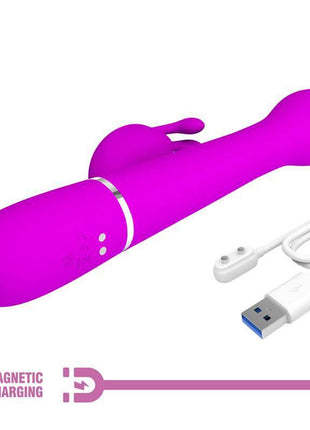 Vibe with Thrusting and Rotating Beads Dejon Pink