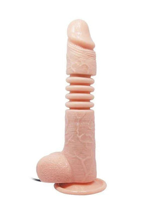 Vibe with thrusting and rotating feature, ergonomic personal pleasure device, sleek design