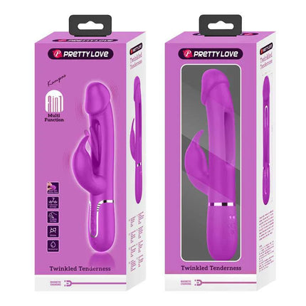 Vibe with Tongue Kampas Pink Dual-Motor