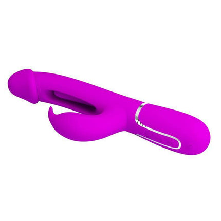 Vibe with Tongue Kampas Pink Dual-Motor