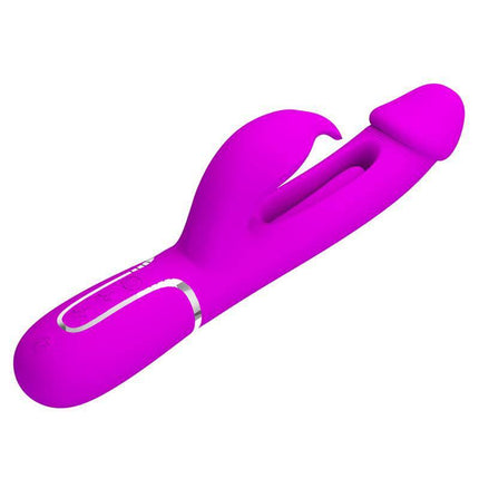 Vibe with Tongue Kampas Pink Dual-Motor