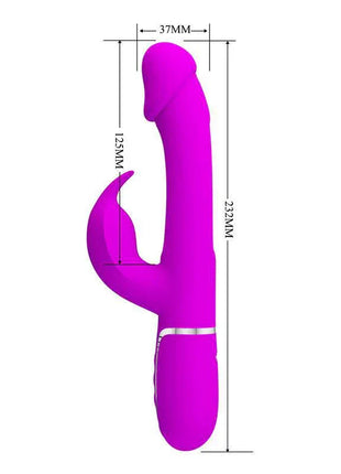Vibe with Tongue Kampas Pink Dual-Motor