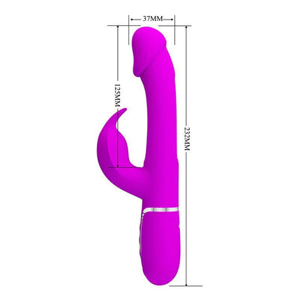 Vibe with Tongue Kampas Pink Dual-Motor