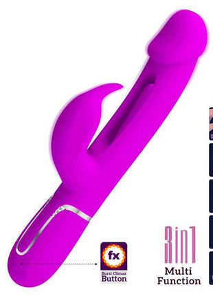 Vibe with Tongue Kampas Pink Dual-Motor