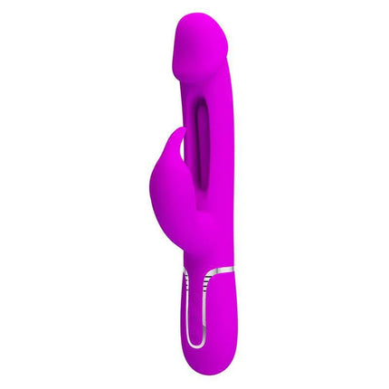 Vibe with Tongue Kampas Pink Dual-Motor