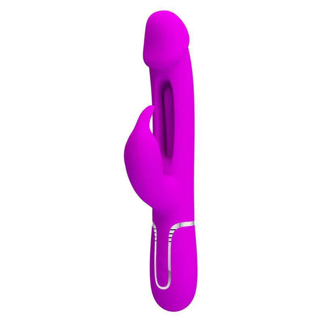 Vibe with Tongue Kampas Pink Dual-Motor