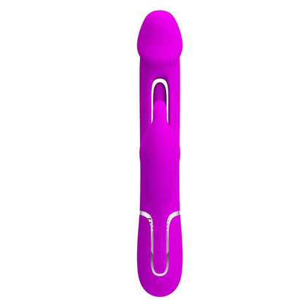 Vibe with Tongue Kampas Pink Dual-Motor