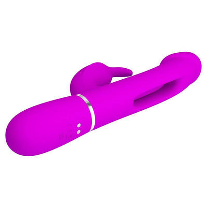 Vibe with Tongue Kampas Pink Dual-Motor